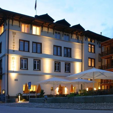 Hotel Weisses Kreuz Bergün Eksteriør billede